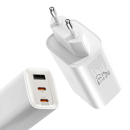 Picture of Rock Wall charger Ice2Cube GaN - USB + 2xType C - 