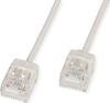 Picture of Roline UTP Data Center Patch Cord Cat.6A (Class EA), LSOH, Slim, Ultra Short Connector, grey, 1 m