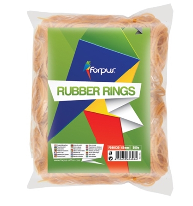 Attēls no Rubber band Forpus Ø 60mm, natural colour, 500 g, 60% rubber