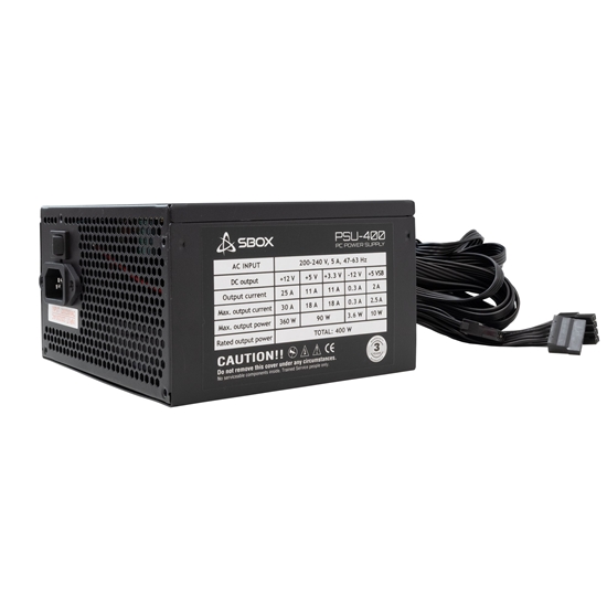 Picture of Sbox PSU-400-2 / ATX-400W
