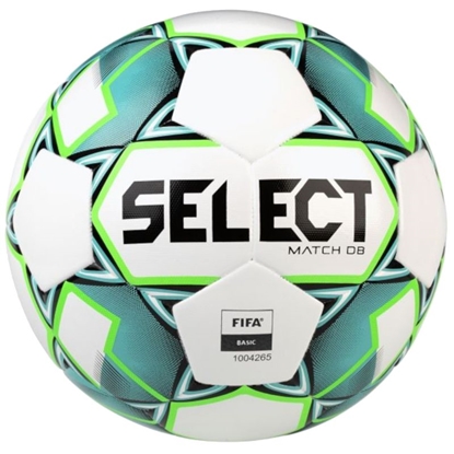 Attēls no Select Match DB FIFA Basic Futbola bumba MATCH WHT-GRE