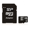 Picture of Silicon power 16 GB, MicroSDHC, Flash memory class 10, SD adapter
