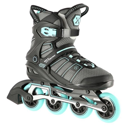 Picture of Skrituļslidas NA14217 BLACK-MINT SIZE 44 IN-LINE SKATES NILS EXTREME