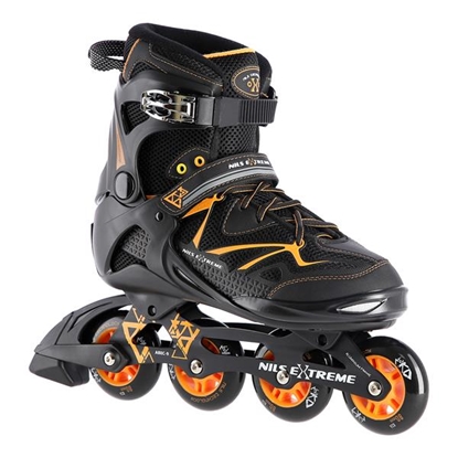 Attēls no Skrituļslidas NA9022 BLACK/ORANGE SIZE 40 IN-LINE SKATES NILS EXTREME