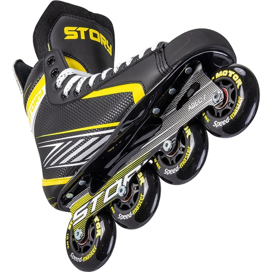 Picture of Skrituļslidas Story Compact Mission Melnas / Dzeltenas - EU 45