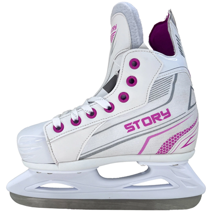 Изображение Slidas/ Hokeja slidas Story Rocket Rozā izmērs  32-35