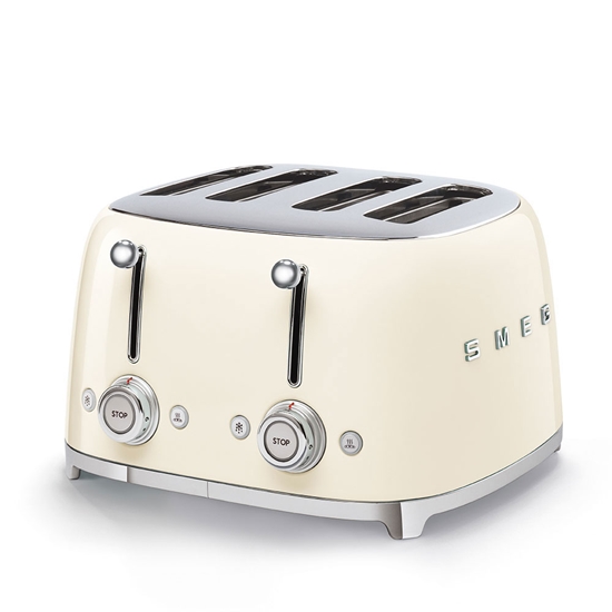 Picture of SMEG TOASTER 4X4 50�STYLE CREAM TSF03CREU
