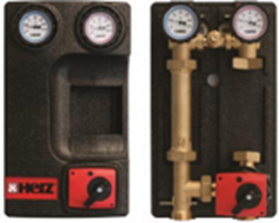 Picture of Sūkņu grupa ar 3-ceļu v.+NR bez sūkņa Dn 25, Kvs10