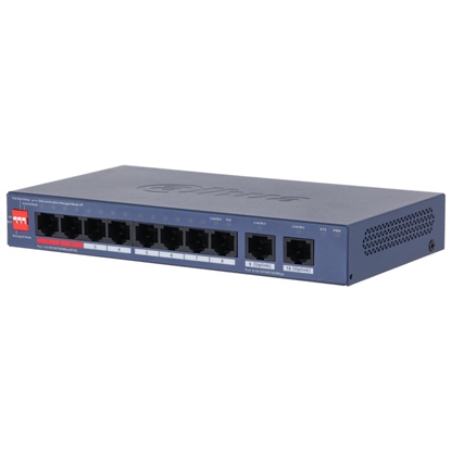 Attēls no Switch|DAHUA|DH-CS4010-8ET2GT-110|Type L2|PoE ports 8|110 Watts|CS4010-8ET2GT-110