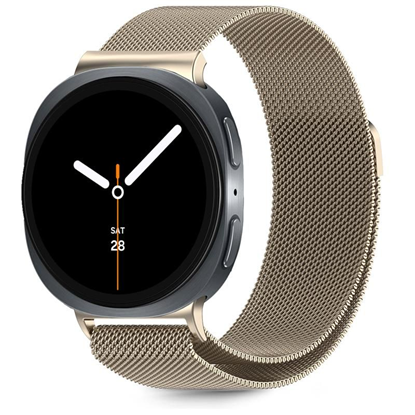 Attēls no TECH-PROTECT MILANESEBAND SAMSUNG GALAXY WATCH 8 / CLASSIC (40 / 44 / 46 MM) STARLIGHT