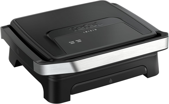 Picture of TEFAL GC271810 Inicio Panini and grilling machine, Non-stick, Black/Stainless steel |