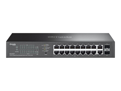 Attēls no TP-Link Omada 20-Port Gigabit Easy Managed Switch with 16-Port PoE+ | TP-LINK