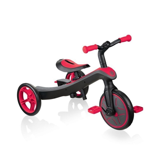 Picture of Trīsritenis, ritošā daļa Globber Explorer Trike Red 630-102 HS-TNK-000013814