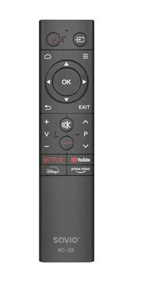 Attēls no Tv pults Savio Universal remote control 10 in 1