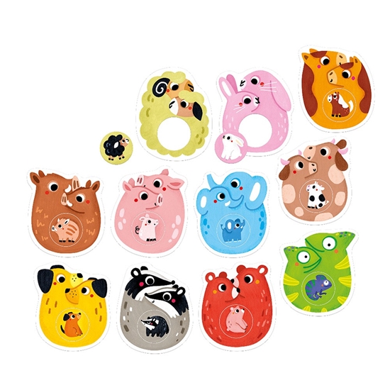 Picture of Układanka Pierwsze puzzle - Rodzinki