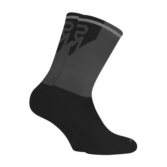 Picture of Velo zeķes Rock Machine Long, melna/pelēka, M (39-42)