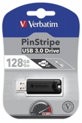 Picture of Verbatim PinStripe 128GB USB 3.0 Black