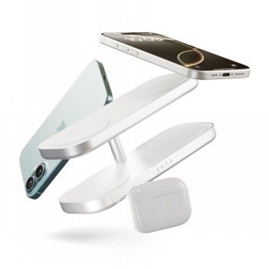 Изображение ZENS QUATTRO WIRELESS CHARGER PRO 4 WHITE