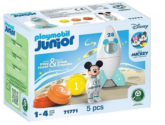 Picture of Zestaw z figurkami JUNIOR & Disney Kosmiczna przygoda Myszki Miki