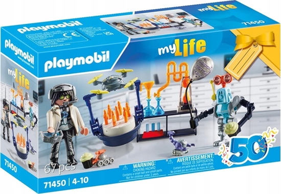 Picture of Zestaw z figurkami My Life 71450 Naukowiec z robotami