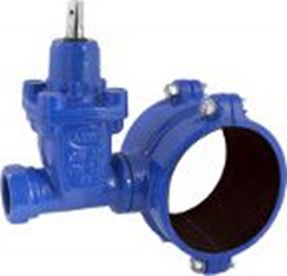 Attēls no Aizbīd. ar sedlu PE caurulēm 1 1/4''i x D110mm