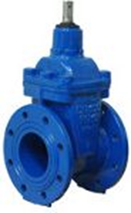 Изображение Aizbīdnis čug. ar gum. ķīli Dn125 Pn16, K19, AKWA