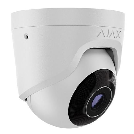 Изображение AJAX TurretCam 8MP IP Camera 2.8mm / IP65 / IK08 (white)