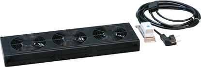 Attēls no Apranet Lüftereinschub, Erweiterungsmodul, 3fach, Kunststoff schwarz