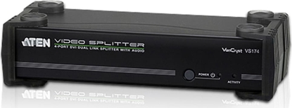Picture of Aten VS174 DVI Dual Link Video-/Audiosplitter, 4fach