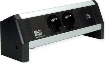 Attēls no Bachmann DESK 2xprotective contact USB C, USB Charger 30W GST18
