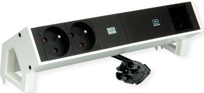 Attēls no Bachmann DESK2 2xUTE 1xUSB C 60W 1xCM 0.2m GST18 RAL9010