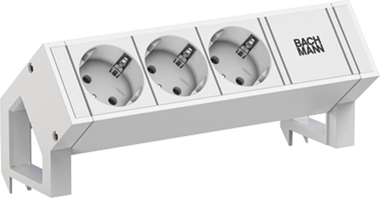 Picture of Bachmann DESK2 white 3xCEE7/3 0.2m GST18 RAL9010