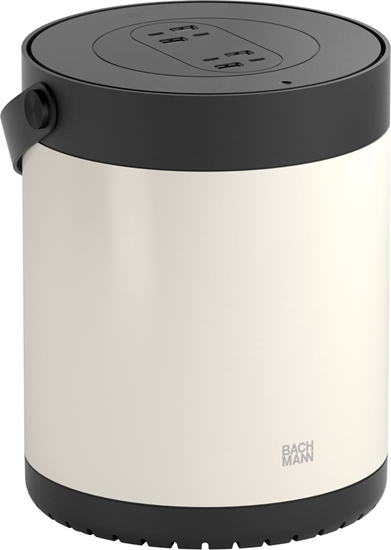 Picture of Bachmann MOV:E POWER UNIT 4x Charger USB-A/C, 220W, mit Security Lock Adapter, schwarz / weiß