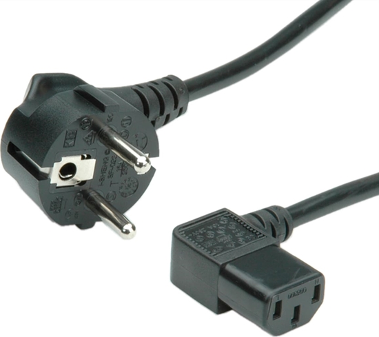 Picture of Barošanas vads 90' leņķī, 1.8m