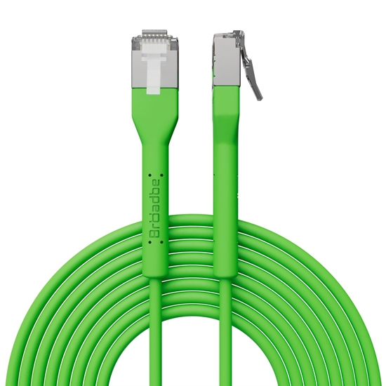 Picture of Broadbe Slim Patch Cable 10G Green 0.3m