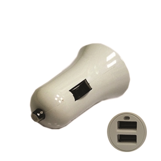 Picture of Car Charger 2xUSB 2.0: 12V-24V, 3.1A