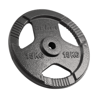 Attēls no Čuguna atsvaru komplekts 2x15kg, 31mm caurums, plāksne ar rokturiem, REBEL ACTIVE