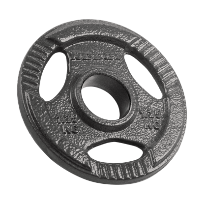 Attēls no Čuguna olimpisko svaru komplekts 4x1,25 kg, 51 mm caurums, plāksne ar rokturiem, REBEL ACTIVE