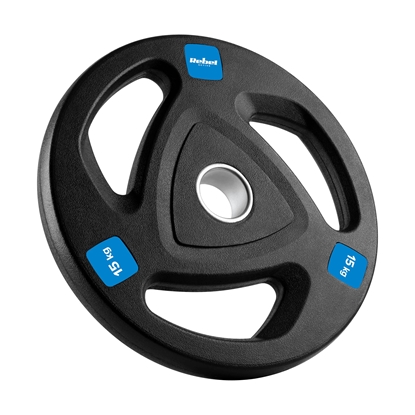 Picture of Čuguna olimpisko svaru komplekts ar gumijas pārklājumu 2x15kg, diametrs 51mm , REBEL ACTIVE