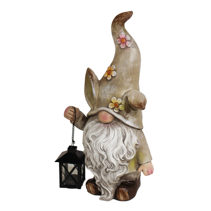 Picture of Dārza dekors Rūķis ar laternu 22x17x44cm