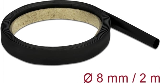 Picture of Delock Heat Shrink Tube 2 m x 8 mm black