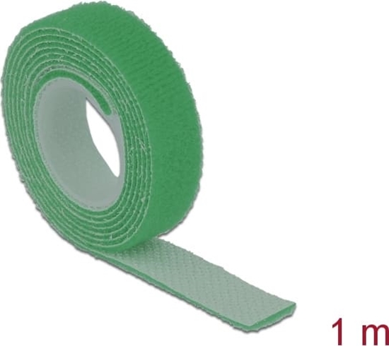 Picture of Delock Hook-and-loop tape on roll L 1 m x W 13 mm green