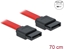 Attēls no Delock SATA 3 Gb/s Cable 70 cm red