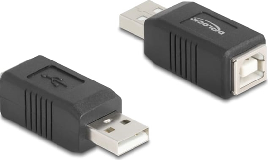 Picture of Delock USB 2.0 Adapter USB Type-A male to USB Type-B female