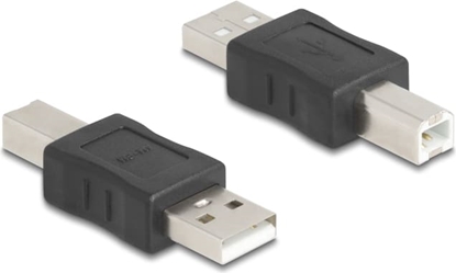 Attēls no Delock USB 2.0 Adapter USB Type-A male to USB Type-B male