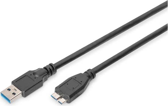 Изображение Digitus USB 3.0 connection cable, A/M - micro B/M