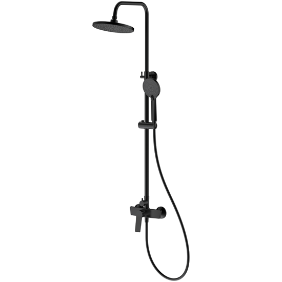 Изображение Dušas kolonna AB JOSE, ar jaucējkrānu, melna