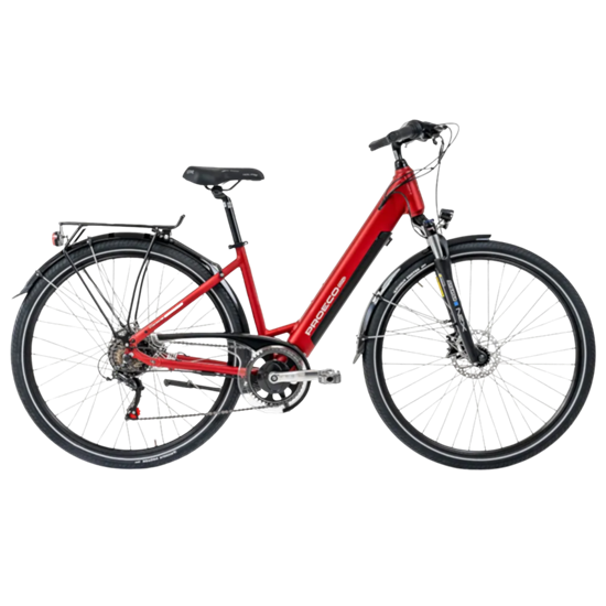 Изображение Elektriskais velosipēds ROMET PROECO Wave LTD 1.0, sarkans (L)
