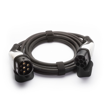 Изображение Elektroauto uzlādes kabelis EVCC1 Type2-Type2 16A 11kW 7.0m