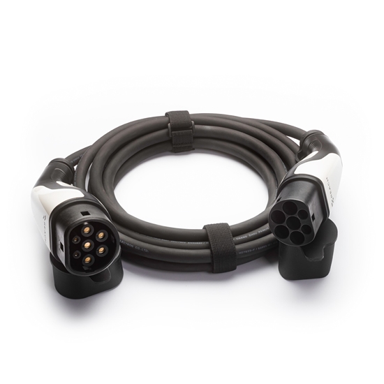 Изображение Elektroauto uzlādes kabelis EVCC1 Type2-Type2 16A 11kW 7.0m